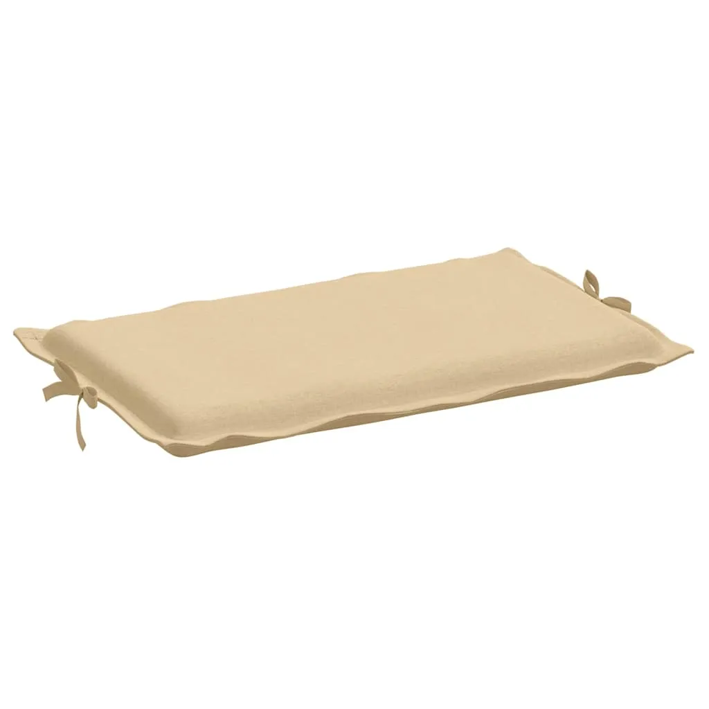 Bequeme Liegenauflage 186x58x4 cm in Melange Beige