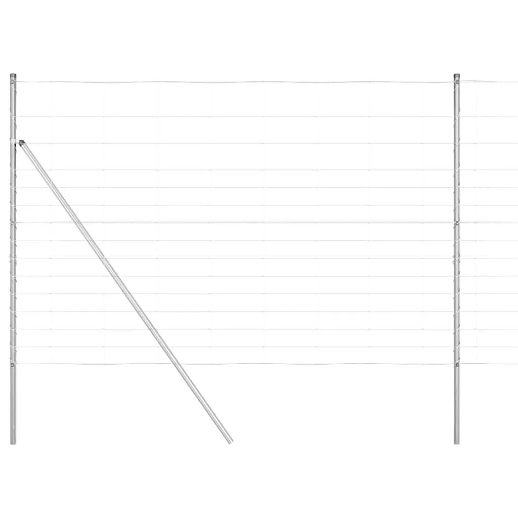 Robuster Zaunpfosten 2500 x 160 cm galvanisiert aus Stahl
