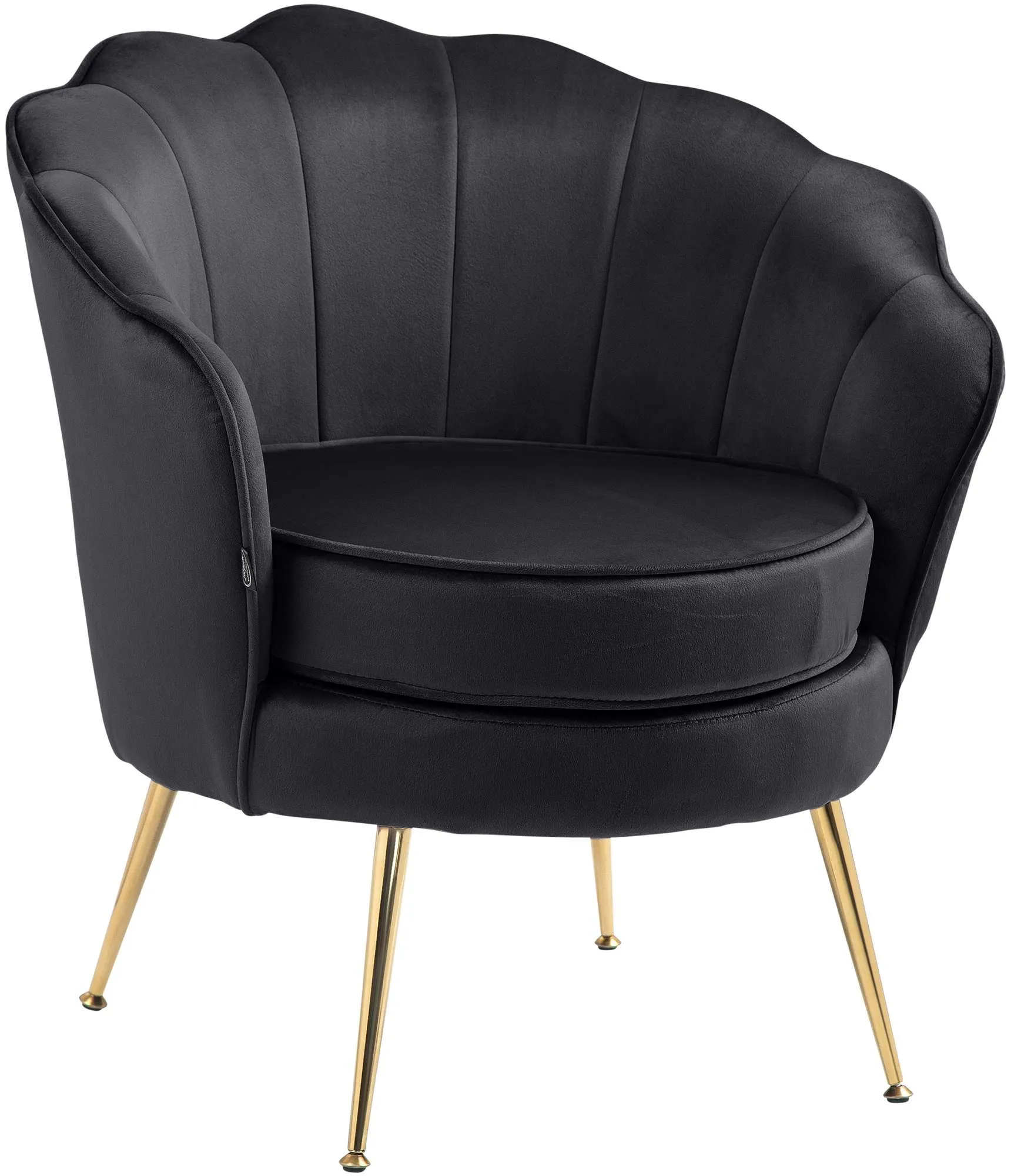 Polstersessel Rosita 76x74x60 cm schwarz