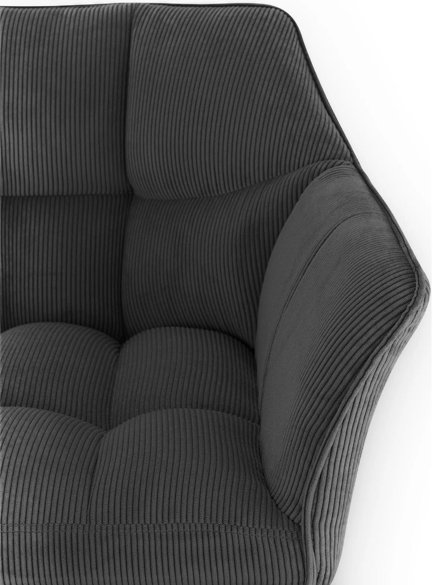 Barhocker Damaso 88x64x45 cm dunkelgrau