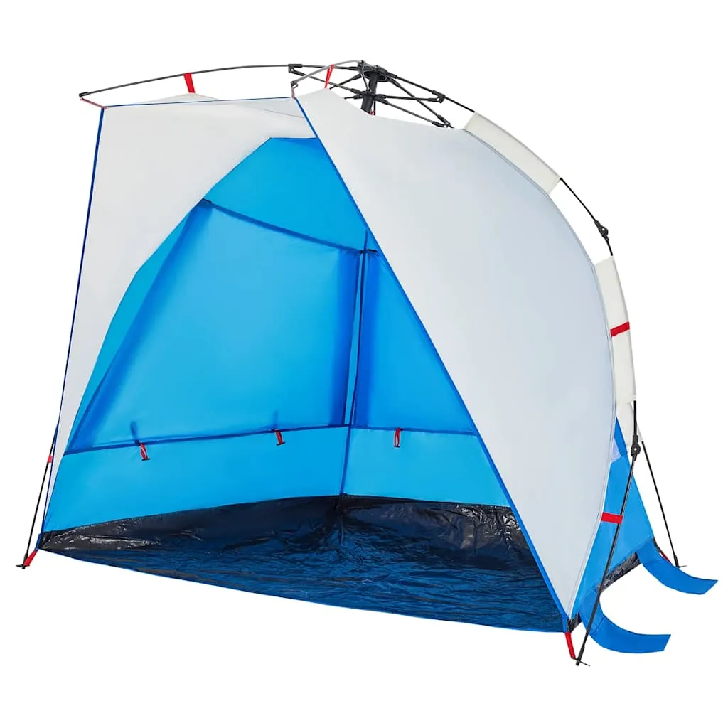 Strandzelt Azurblau 200 x 128 x 146 cm für 2 Personen
