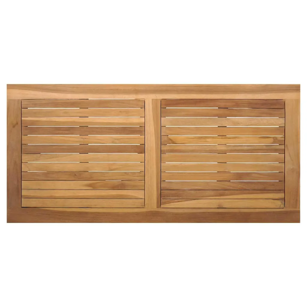 Gartenmöbel-Set Naturholz 110x66x76 cm Braun Dunkelgrau