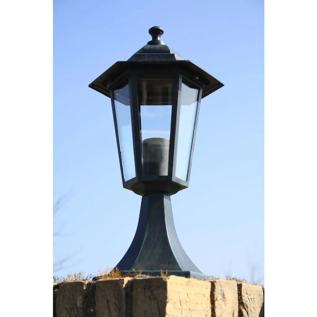 Gartenleuchte 41 cm Dunkelgrün / Schwarz mit E27 Fassung, 60 W