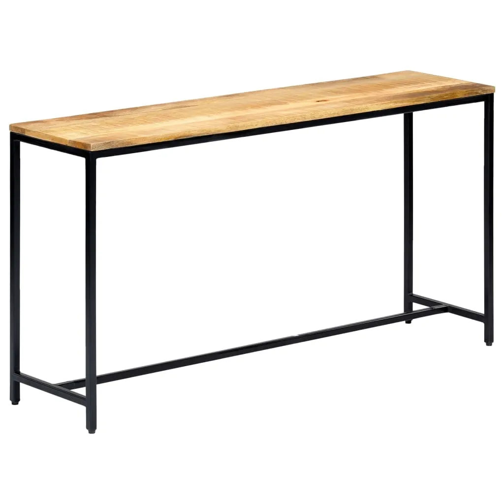 Konsolentisch 140 x 35 x 76 cm Massivholz Mango