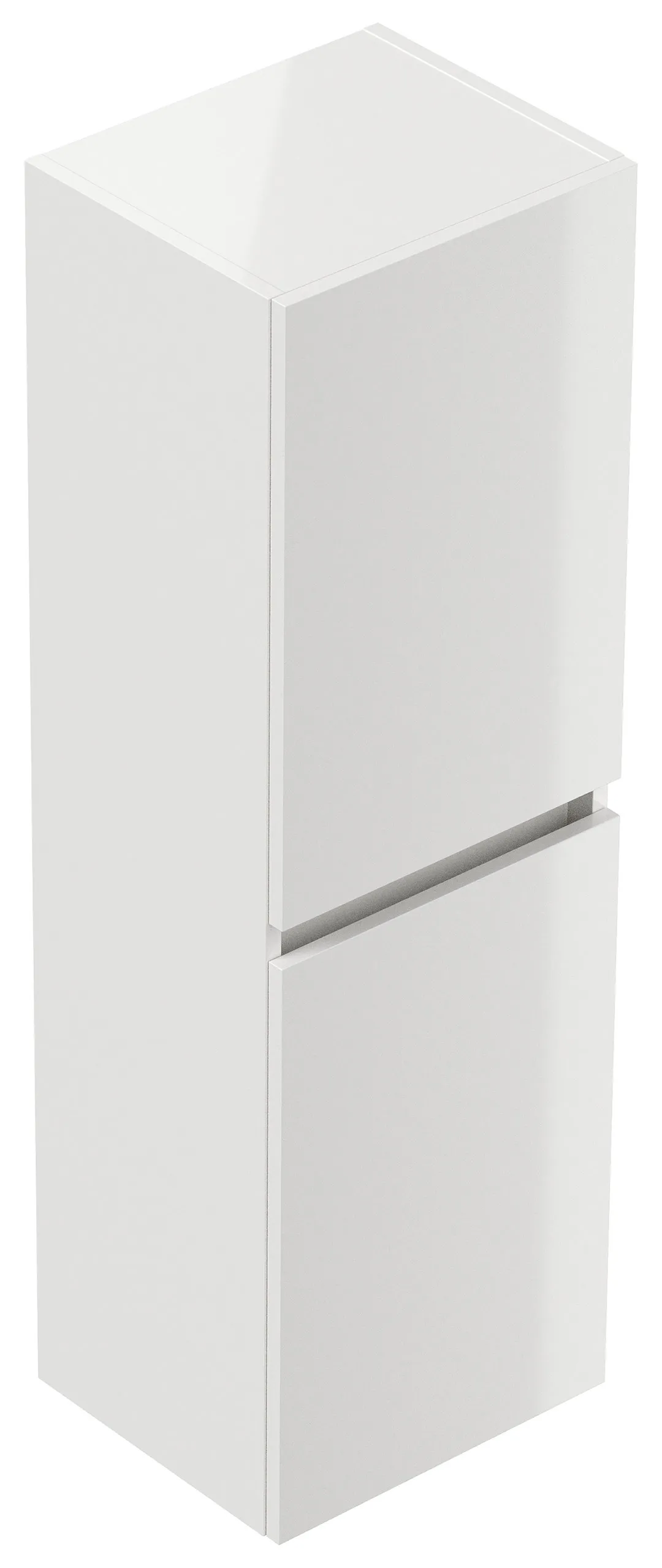 Limes Badezimmer Hochschrank 112cm Softclose Wandmontage weiß Hgl