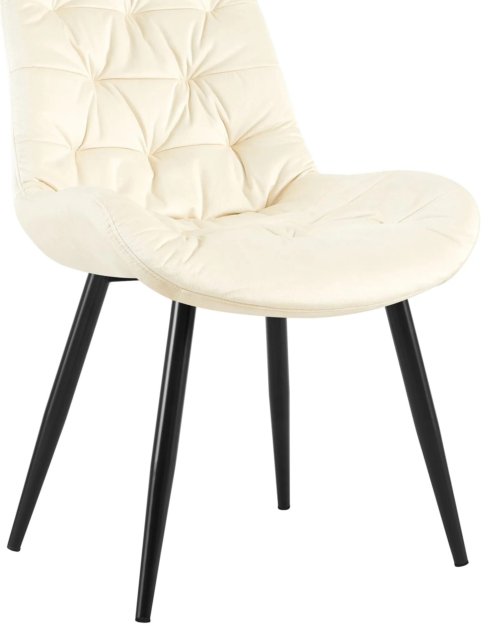 Esszimmerstuhl Rossford 85x56x63 cm Creme
