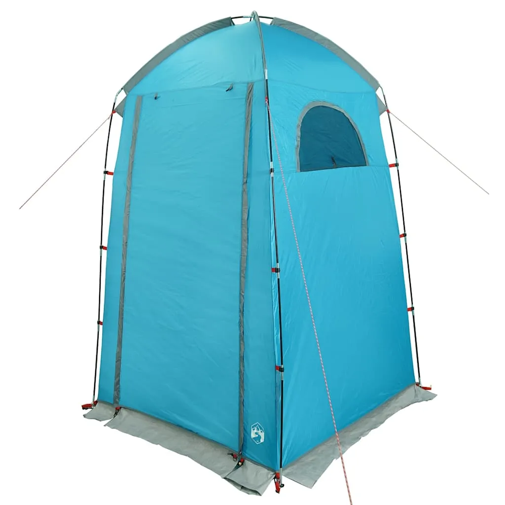 Blaues Duschzelt 150 x 150 x 230 cm wasserdicht und winddicht