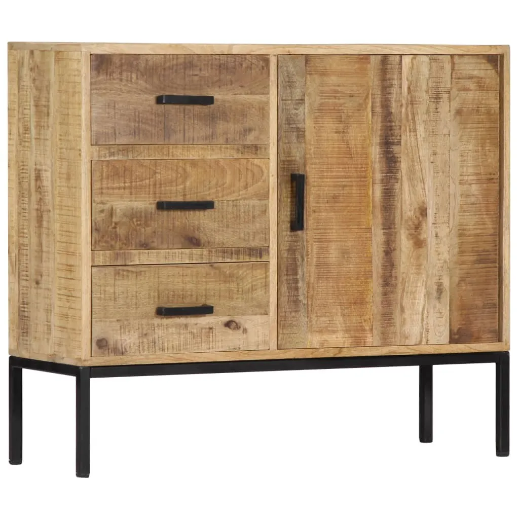 tinkaro Kommode KALA kleine Anrichte Mangoholz modern industrial Stil