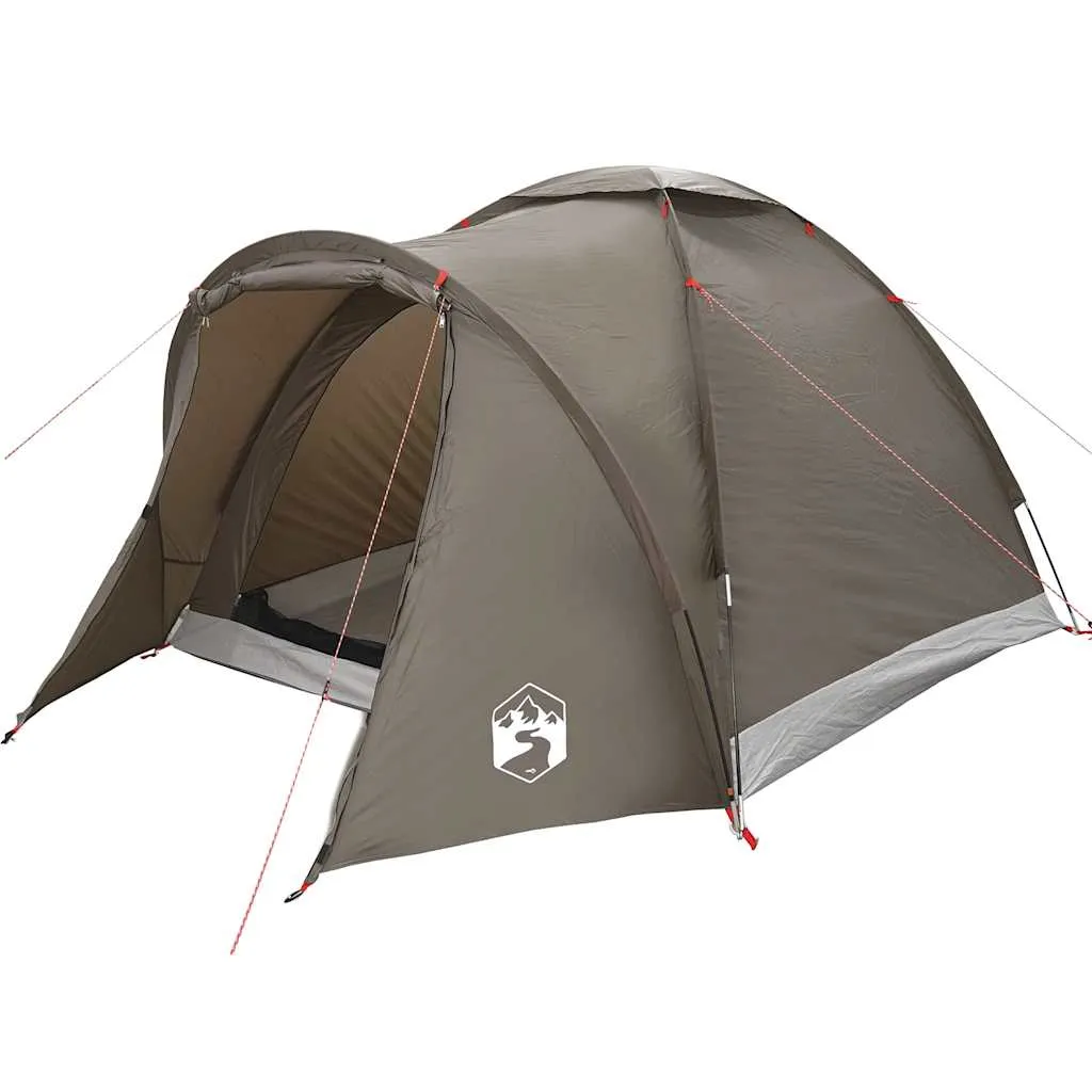 Angelzelt Campingzelt 310x226x153 cm Braun wasserdicht