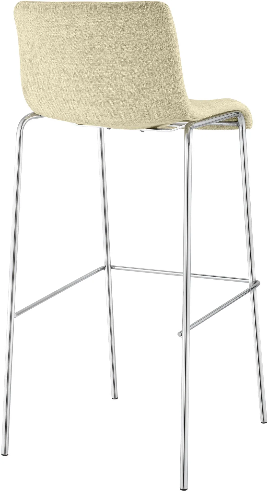Barhocker Hover Stoff 100x43x48 cm creme