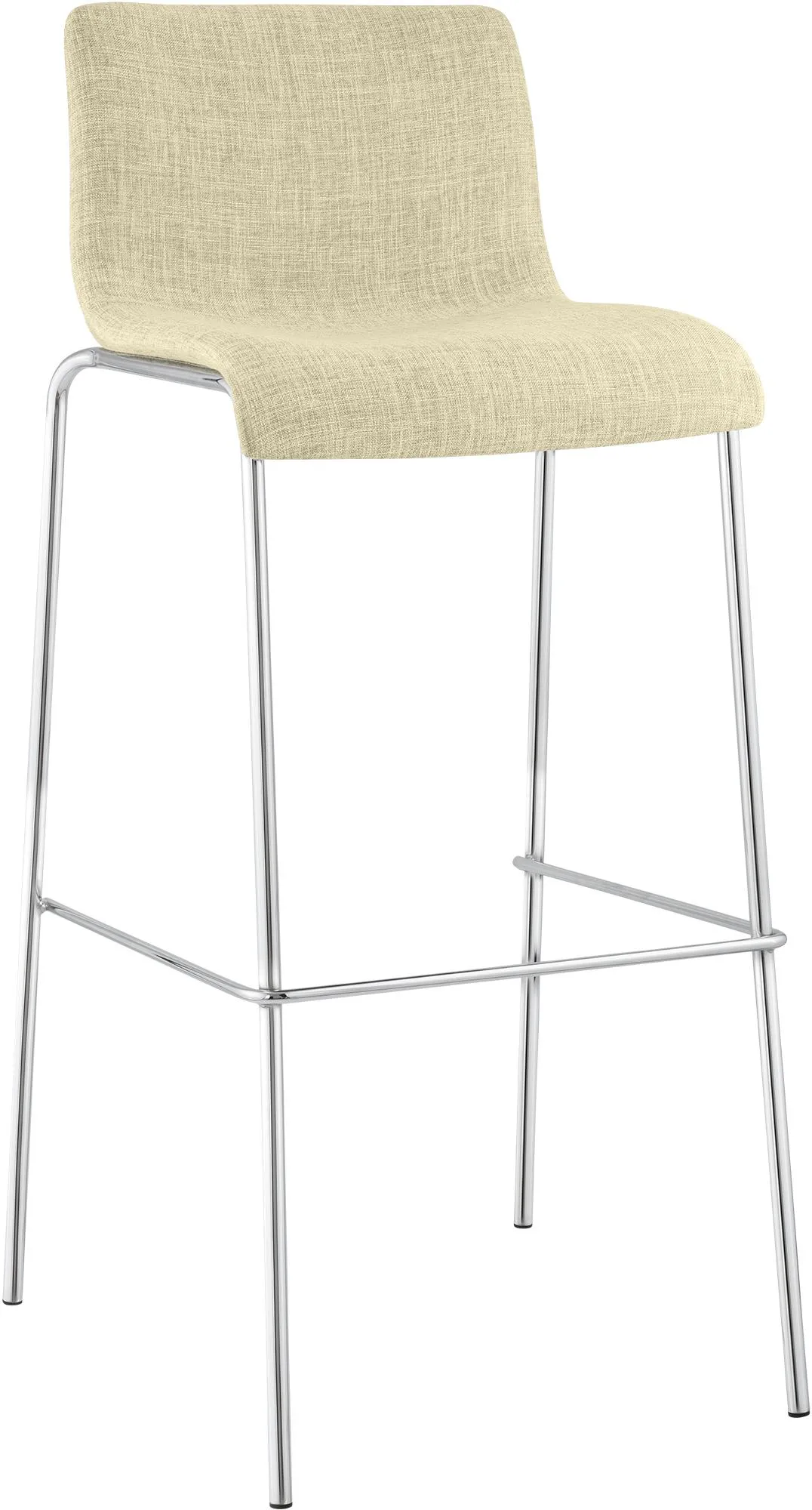 Barhocker Hover Stoff 100x43x48 cm creme