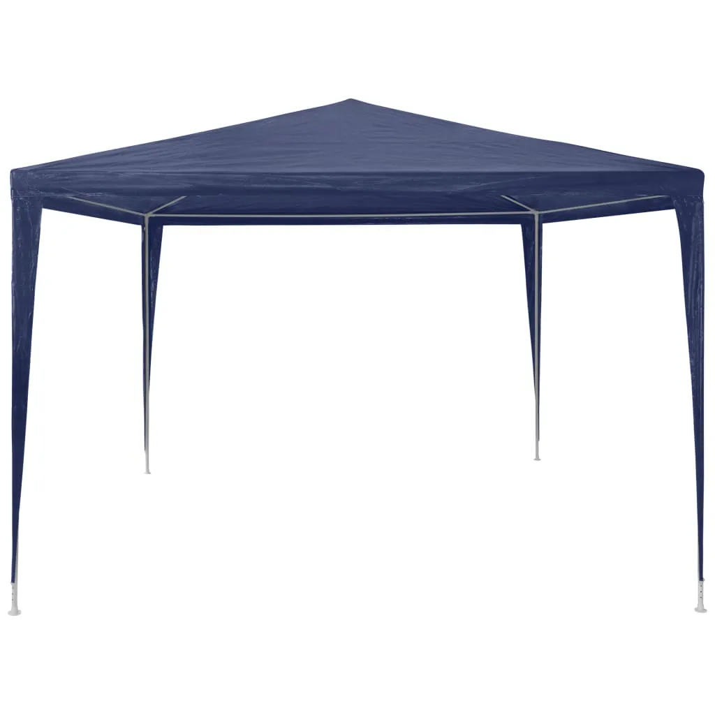 Blauer Gartenpavillon 3 x 3 x 2,5 m mit Stahlrahmen und Polyethylen-Dach