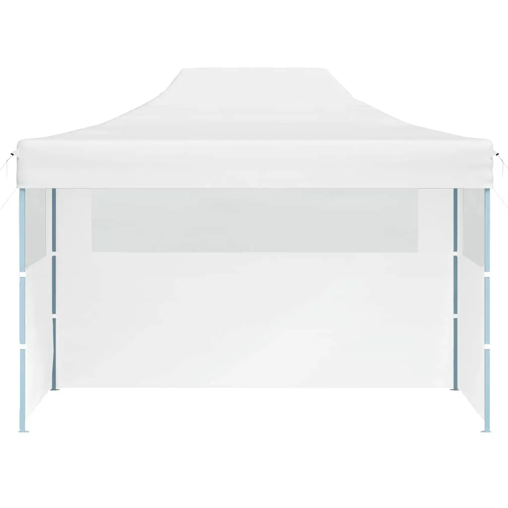 Faltbares Partyzelt Weiß 280x410x315 cm mit UV- und Wasserbeständigem Dach