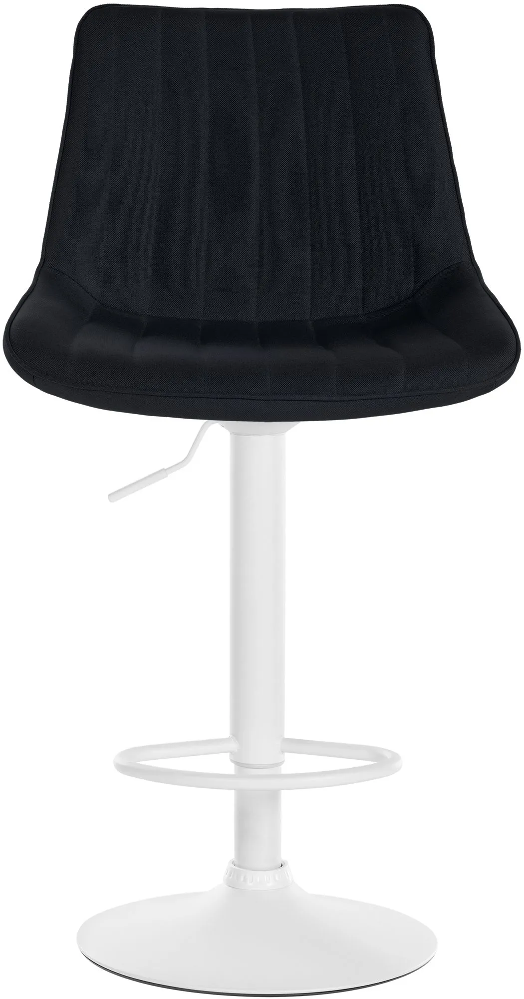 Barhocker Set Toni Stoff 91-112x49,5x50 cm schwarz