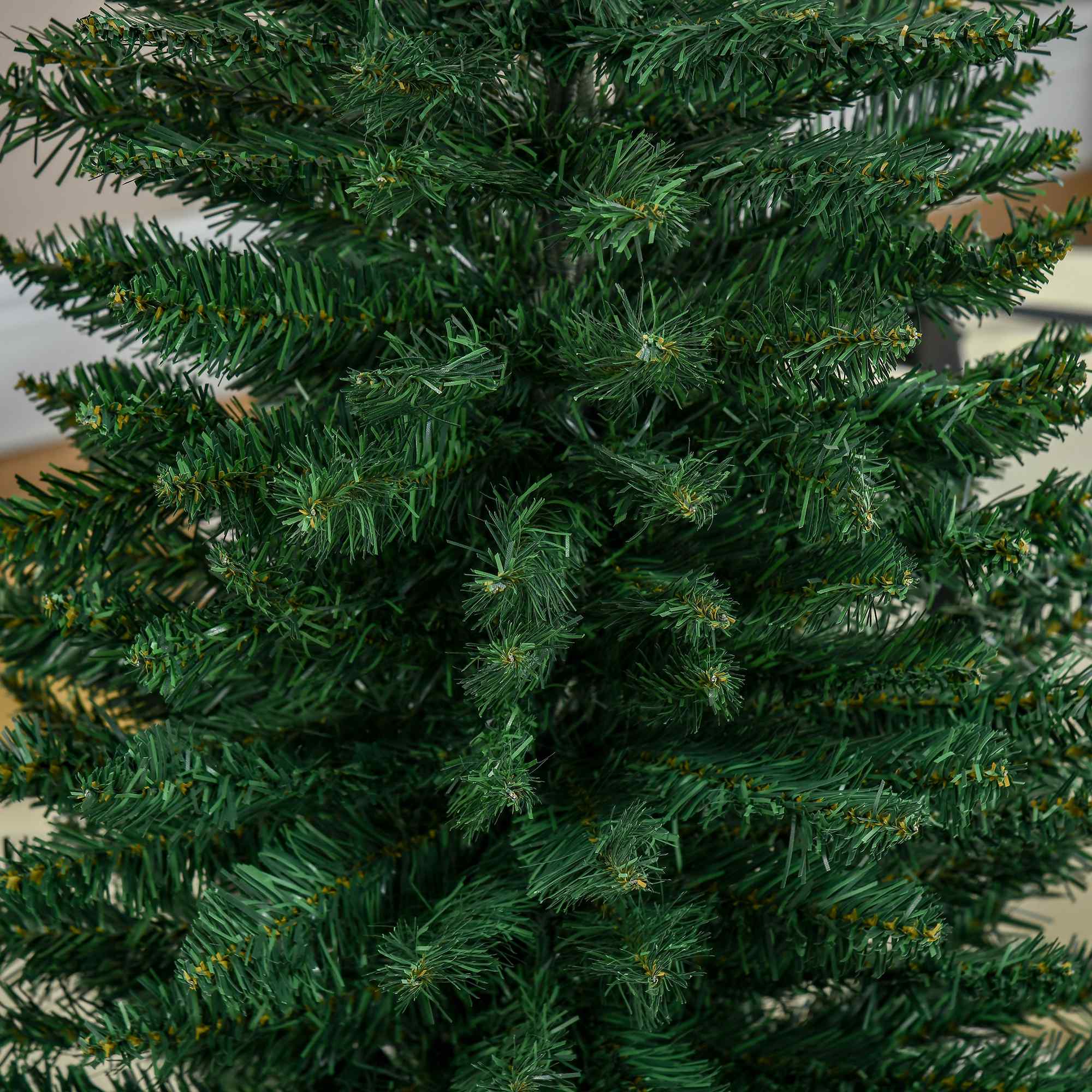 Künstlicher Weihnachtsbaum Tanne 1,5 m Kunststoff Grün mit Ständer
