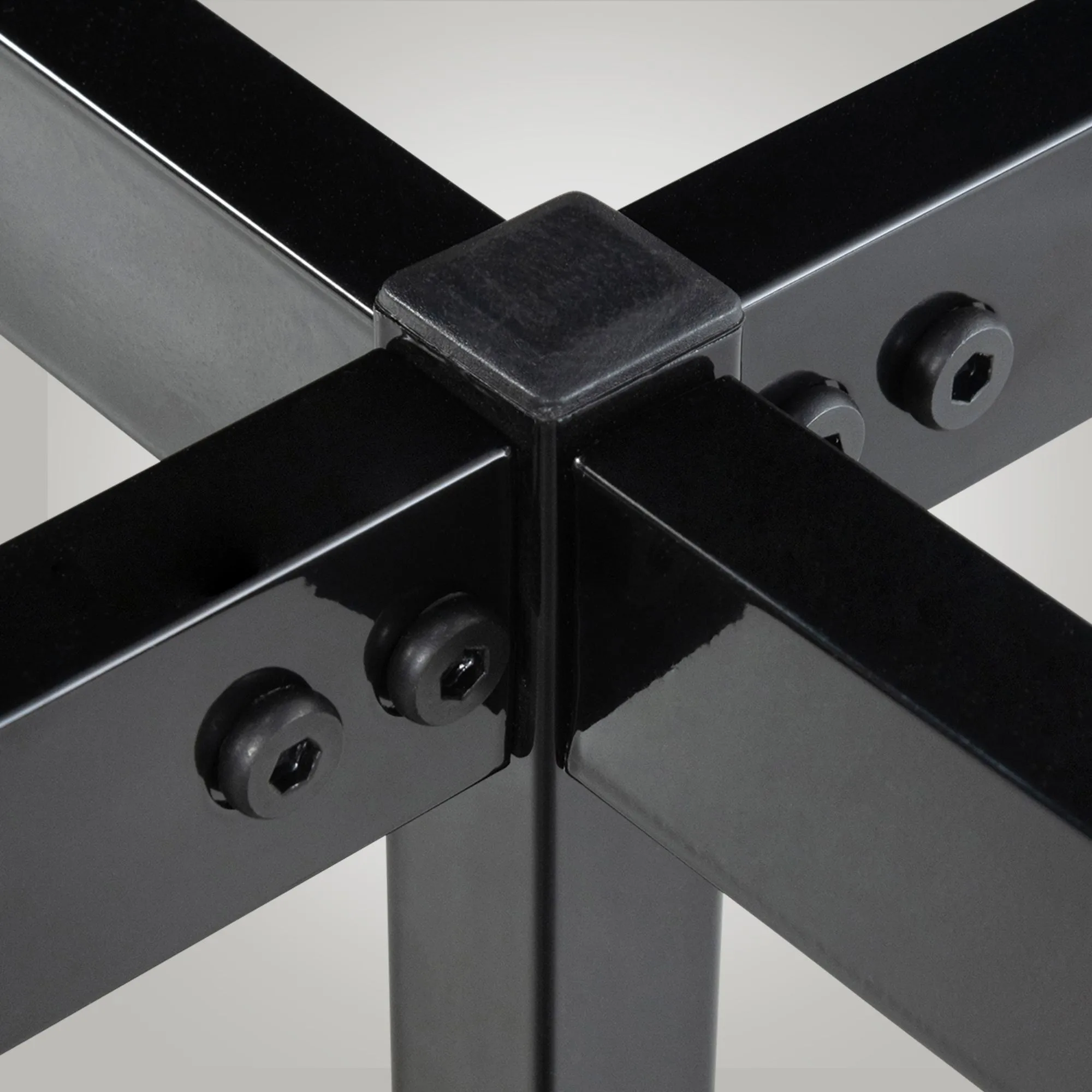 Metallbett Fargo 105,5 x 205,5 cm schwarz