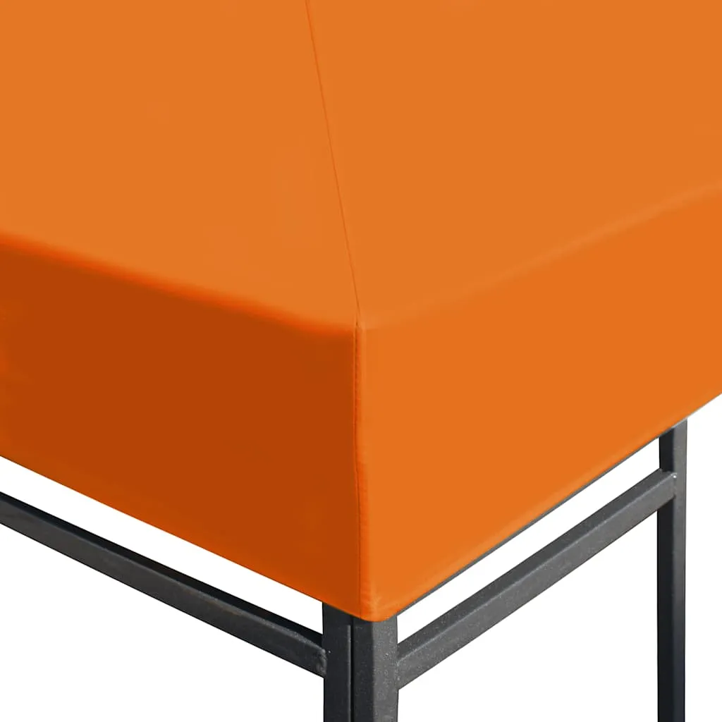 Pavillon-Ersatzdach 3 x 3 m in Orange, wasserbeständig mit PVC-Beschichtung
