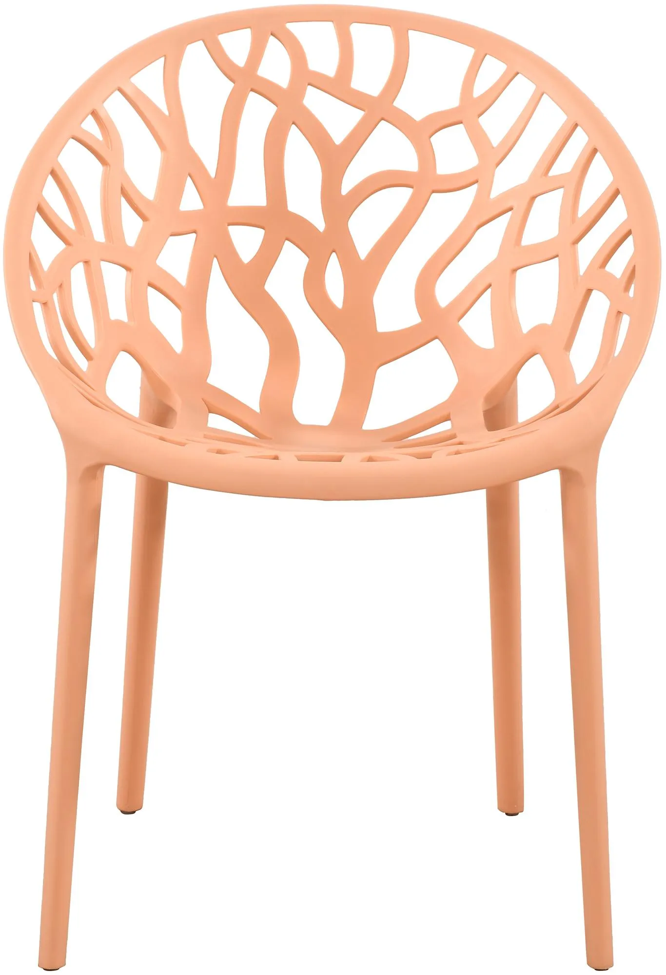 Gartenstühle Hope 4er Set 80x59x60 cm pfirsich