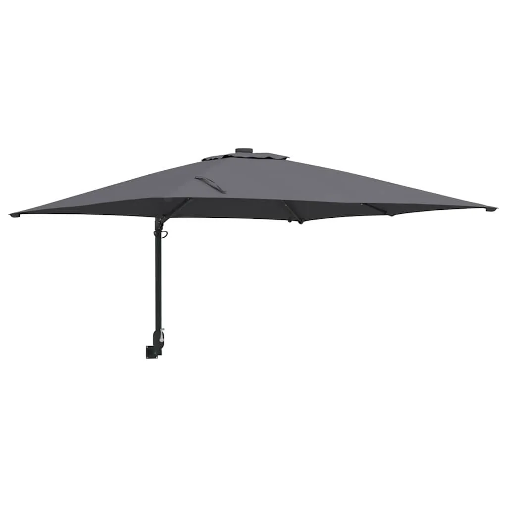 Garten-Sonnenschirm Anthrazit 248,5 x 247,5 x 160 cm