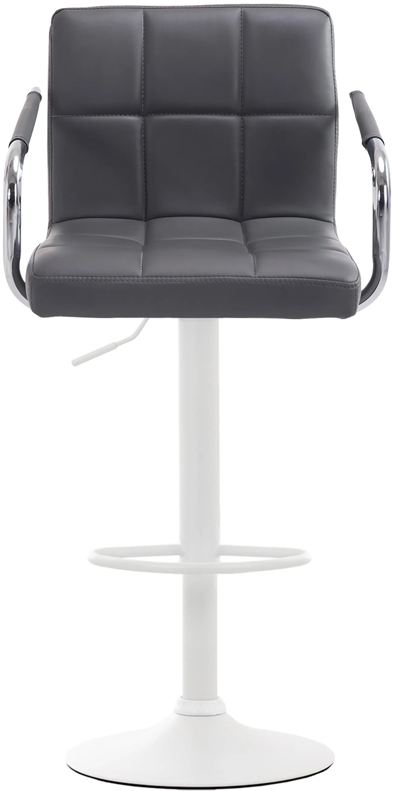 Barhocker Lucy V2 2er Set 91-112x54x46 cm Grau