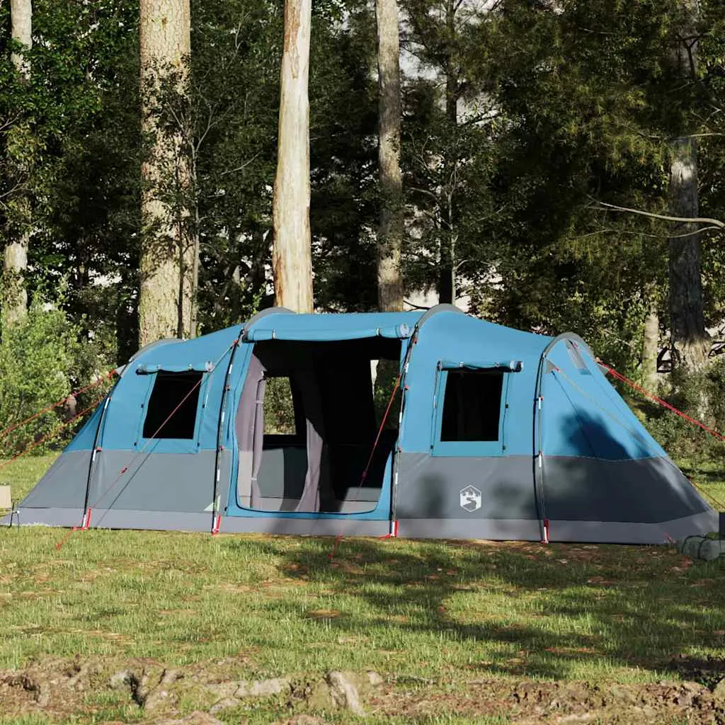 Familienzelt Blau 564 x 240 x 205 cm - Wasserdicht und Tragbar