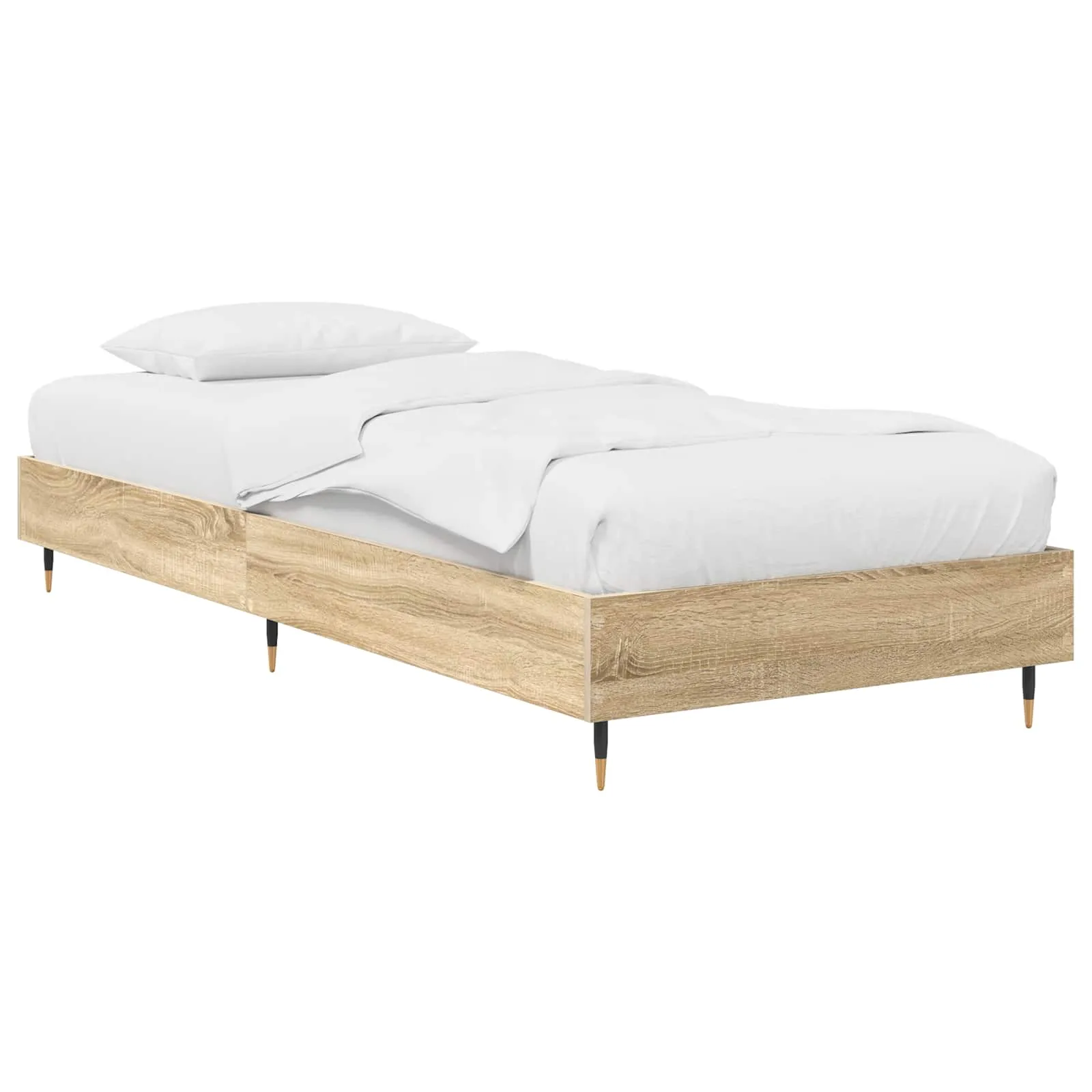 Bettgestell 203 x 83 x 26 cm Sonoma-Eiche