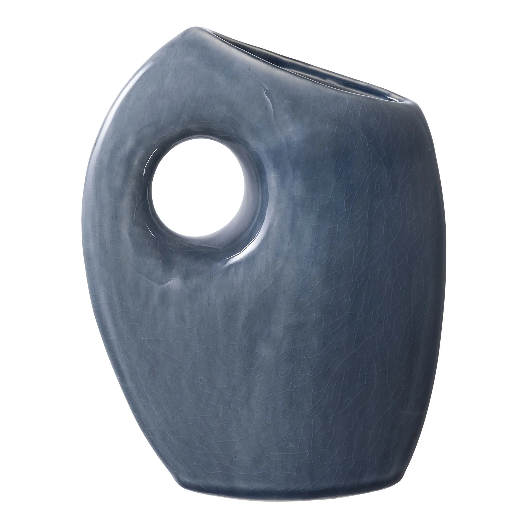 tinkaro Vase Keramik Blau