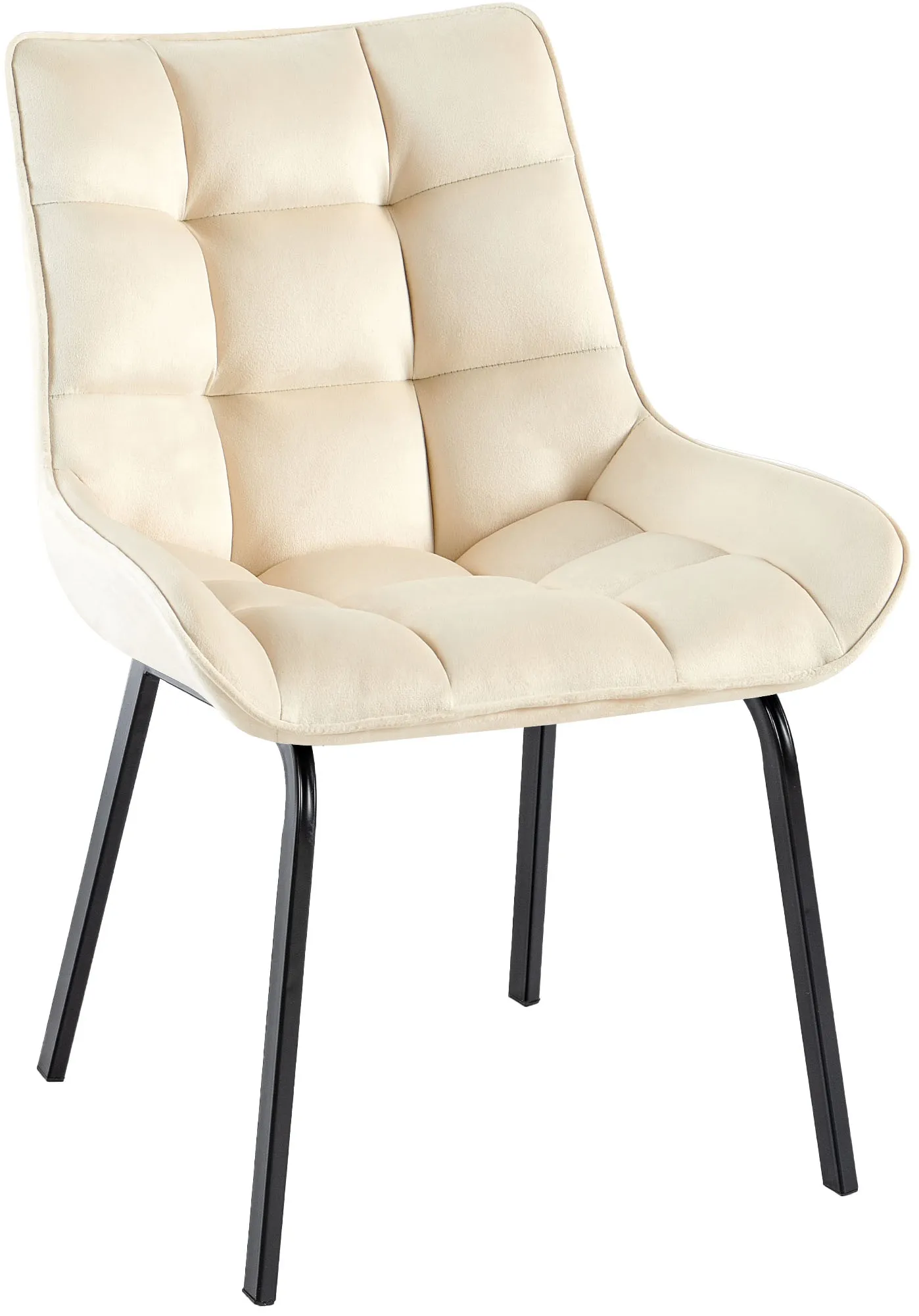 Esszimmerstuhl Saranda 84x58x57 cm creme