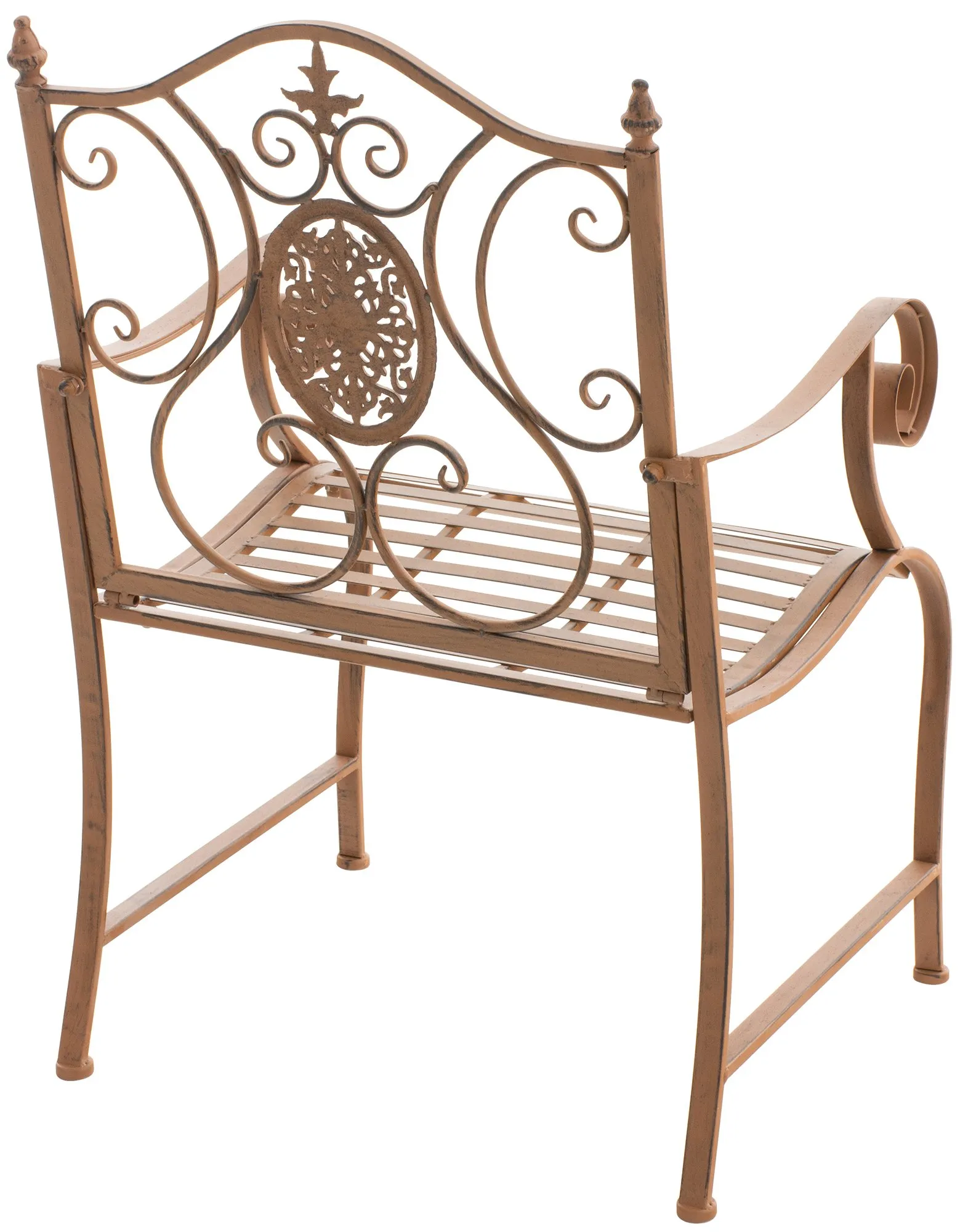 Gartenstuhl Punjab 94x62x53 cm antik braun