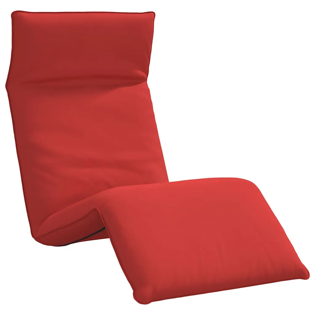 Klappbare Sonnenliege 175x54x8,5 cm Rot mit Oxford-Gewebe