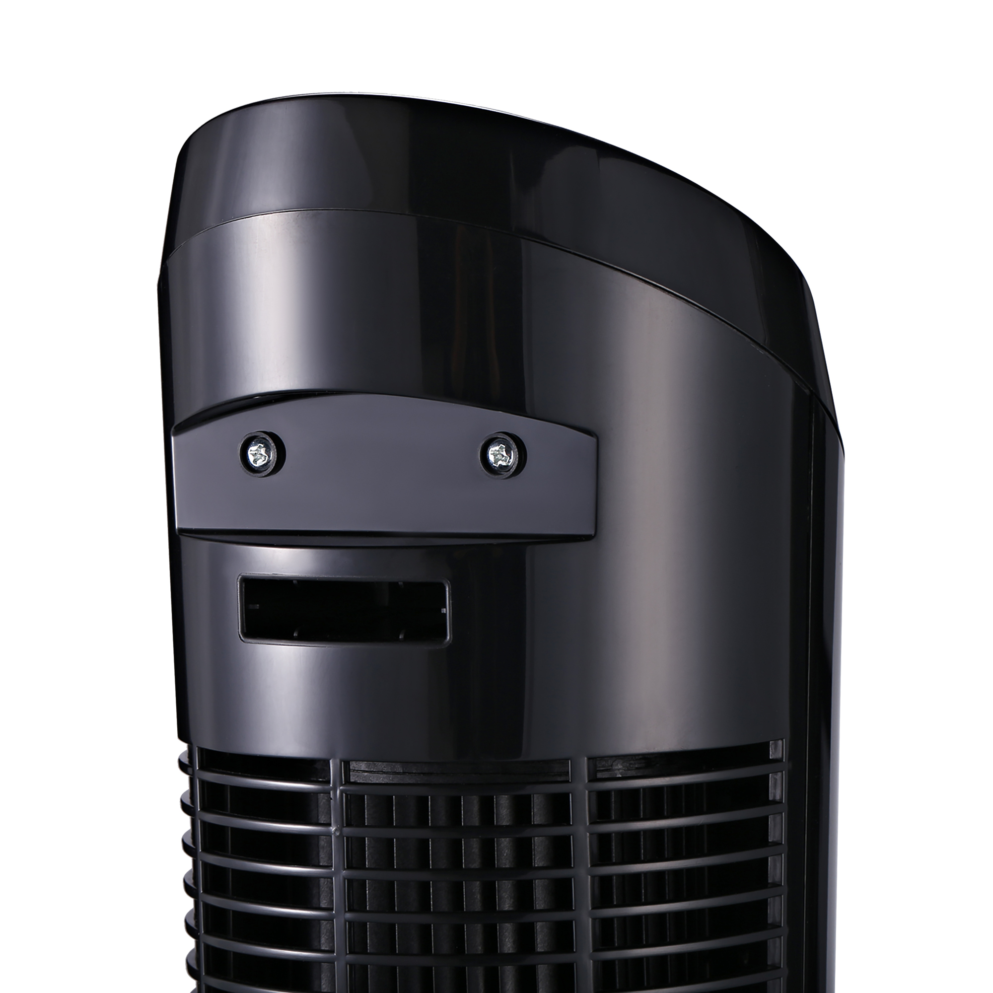 Klima Ventilator Ø27 x H75 cm Schwarz