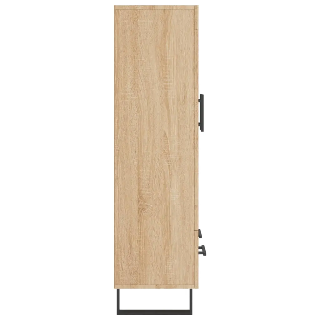 Highboard Sonoma-Eiche 69,5x31x115 cm Holzwerkstoff