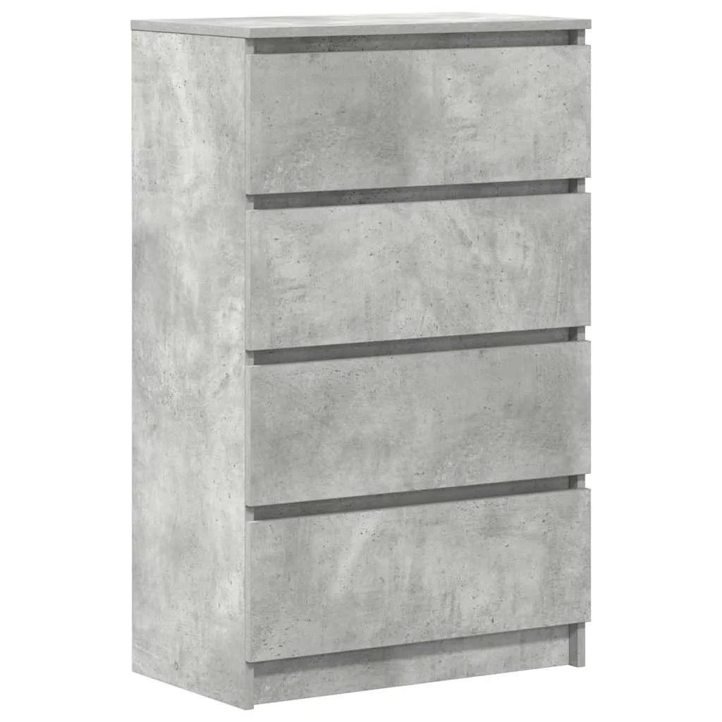 Sideboard Betongrau 60x35x98,5 cm Holzwerkstoff