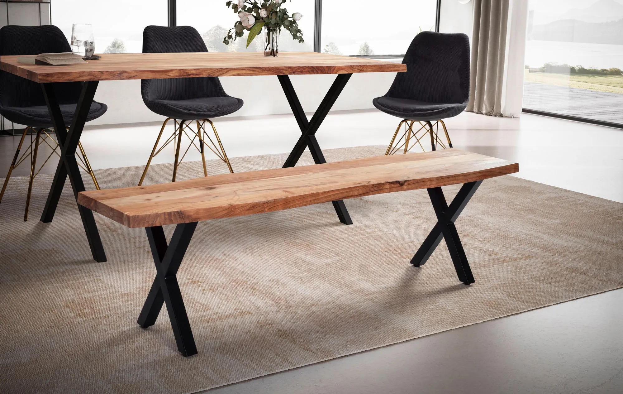 Esszimmerbank 120x40x45