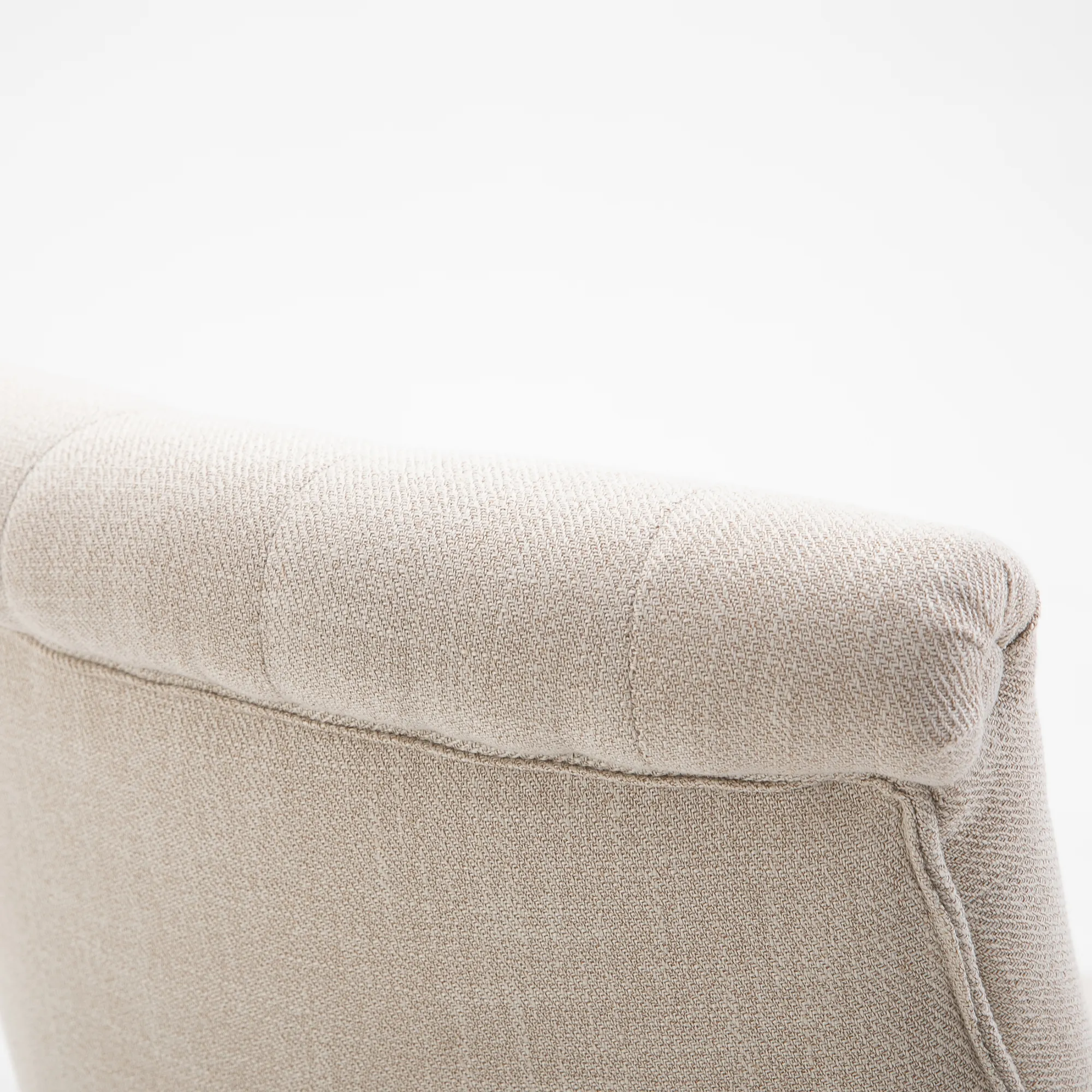 Eleganter Esszimmerstuhl 52,5x69x77 cm Cremeweiß