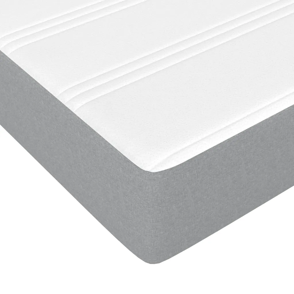 Bettgestell aus massivem Kiefernholz Wachsbraun 206,5x96,5x37 cm mit Matratze