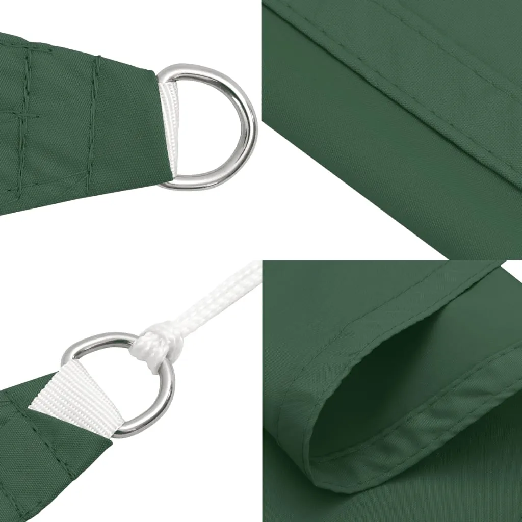Sonnensegel 2,5 x 5 m Dunkelgrün aus PU-beschichtetem Oxford-Gewebe