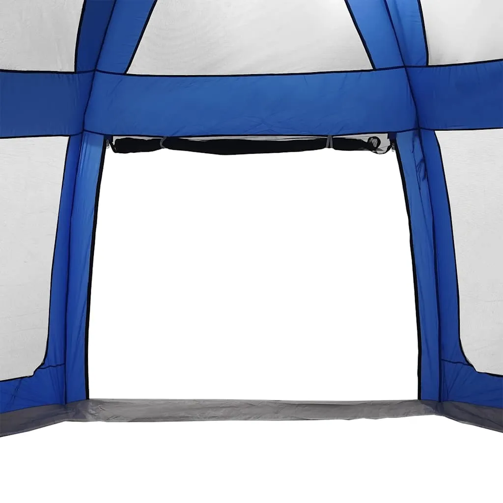 Poolzelt Azurblau 690x690x280 cm mit abnehmbarem Überzelt