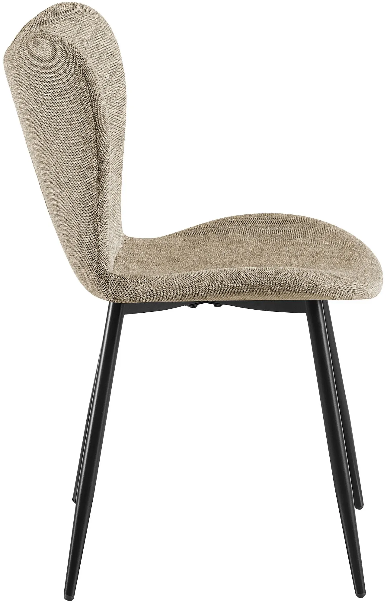 Esszimmerstuhl Maika 80x50x58 cm taupe