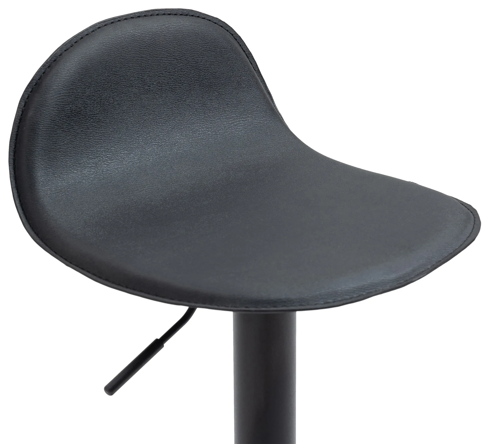Barhocker Lana V2 94 cm Schwarz Kunstleder