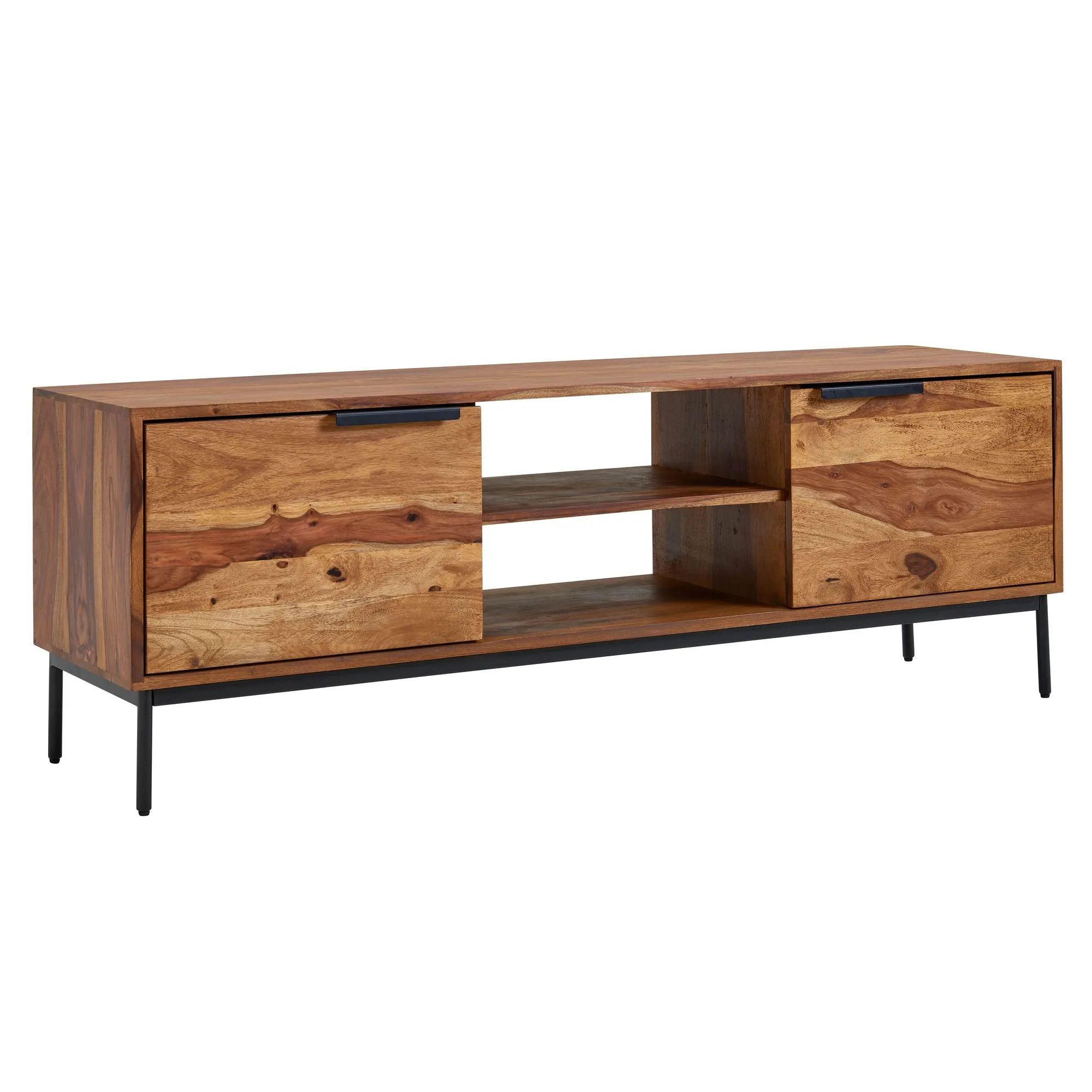 tinkaro Lowboard ARTOR Sheesham Massivholz TV-Kommode Braun tinkaro Lowboard ARTOR Sheesham Massivholz TV-Kommode Braun