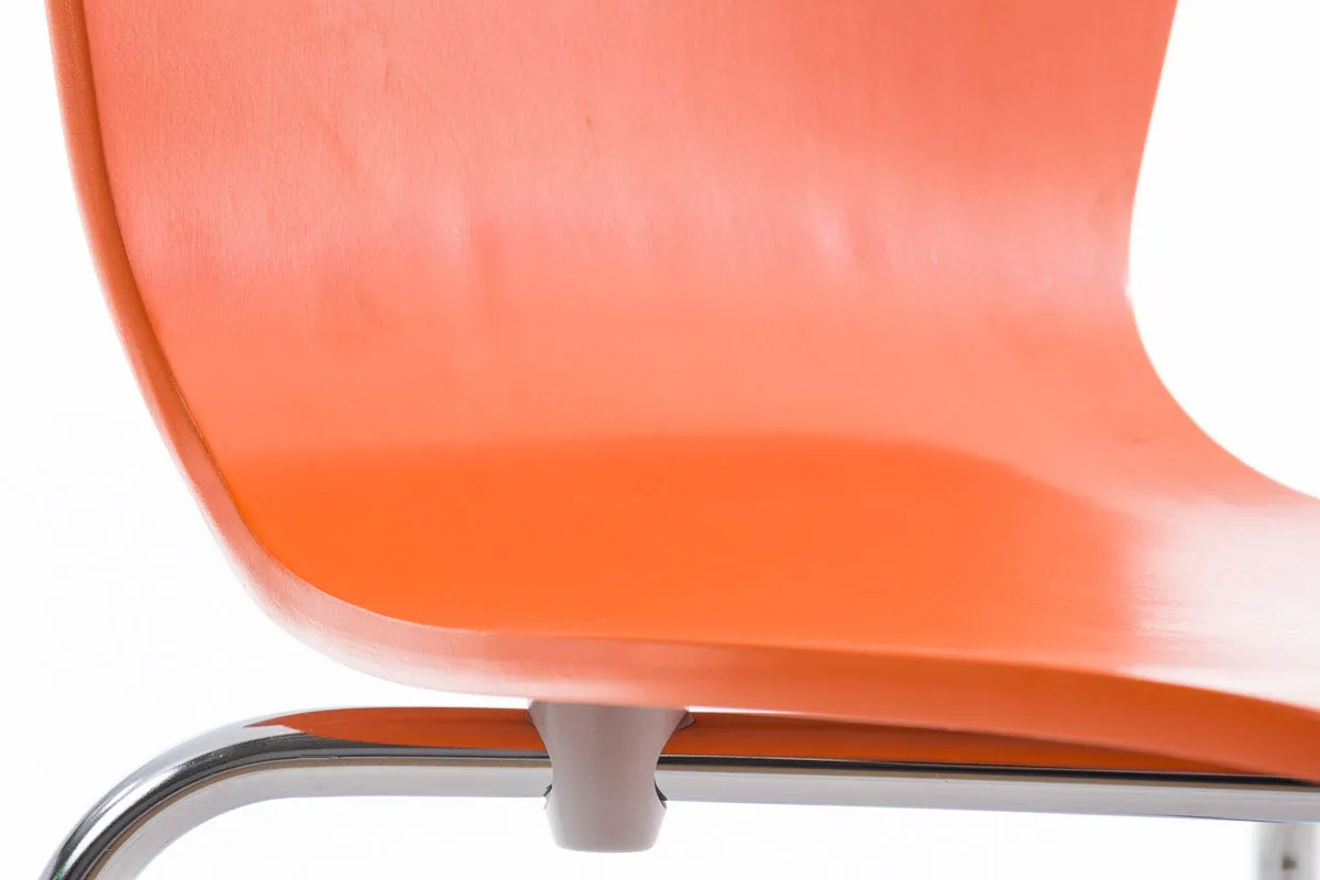 Besucherstuhl Aaron 84x43x50 cm orange