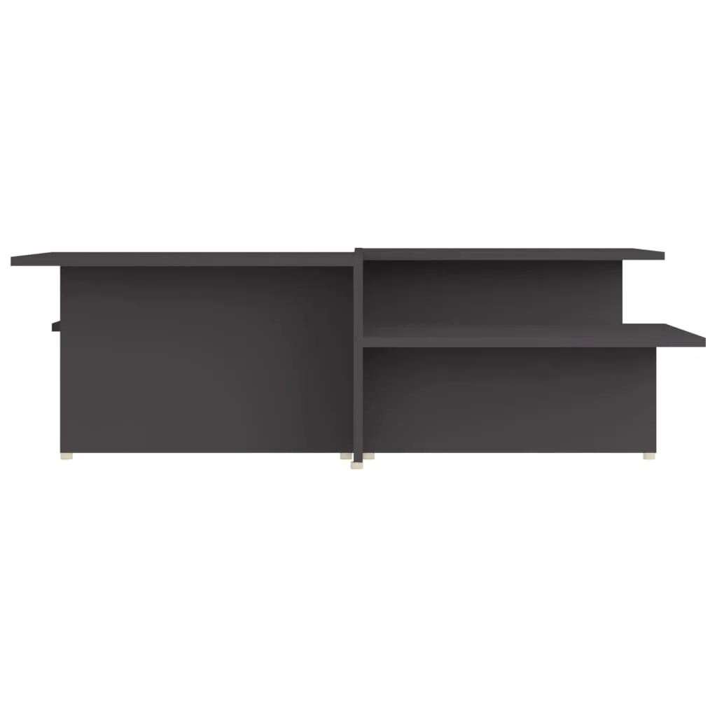 Couchtische 2 Stk. Grau 111,5x50x33 cm Holzwerkstoff
