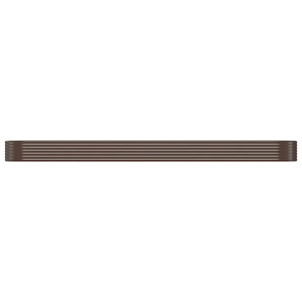 Hochbeet Verzinkter Stahl 507x100x36 cm Braun