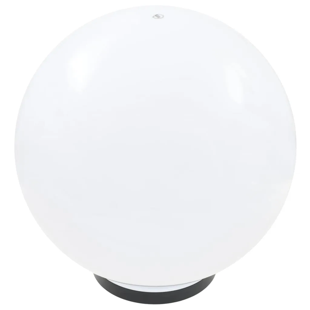 2 LED-Kugellampen 40 cm Weiß für Garten und Terrasse