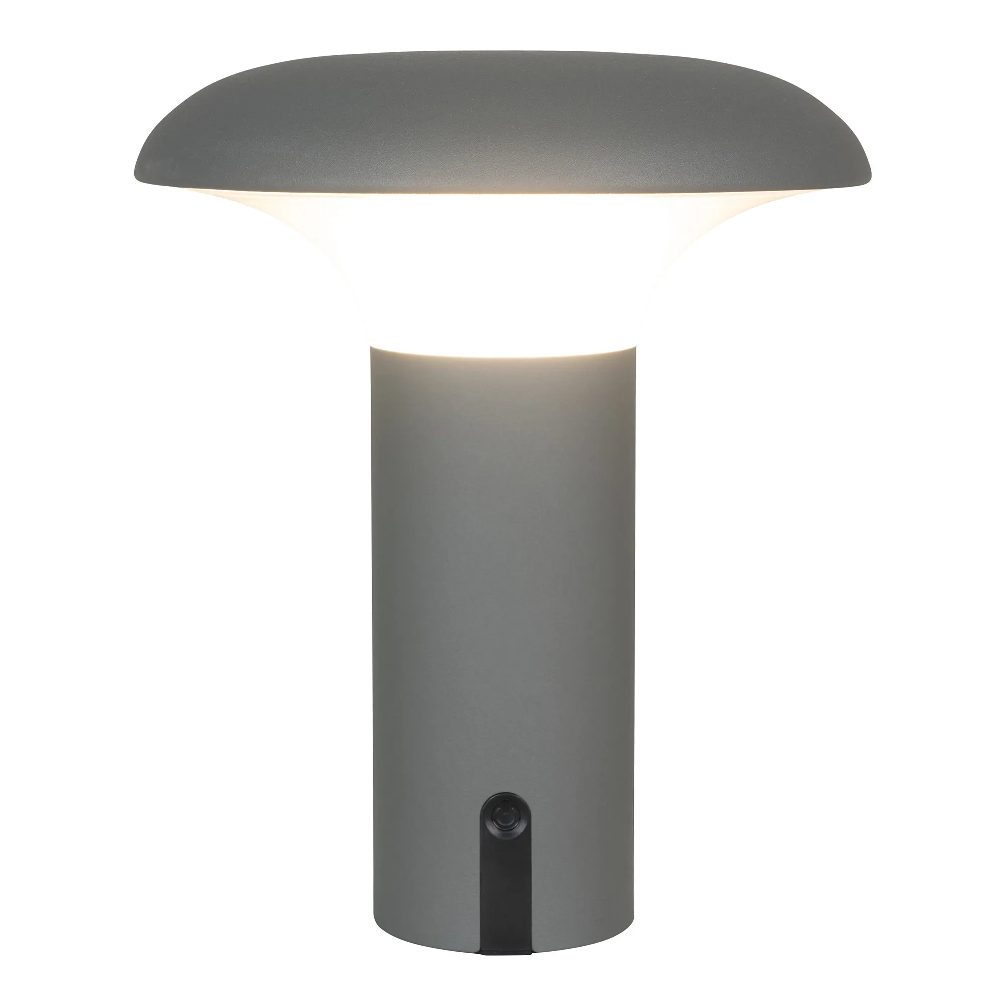 tinkaro Ramsey LED Lampe wiederaufladbar 17 x 17 x 21 cm Grau