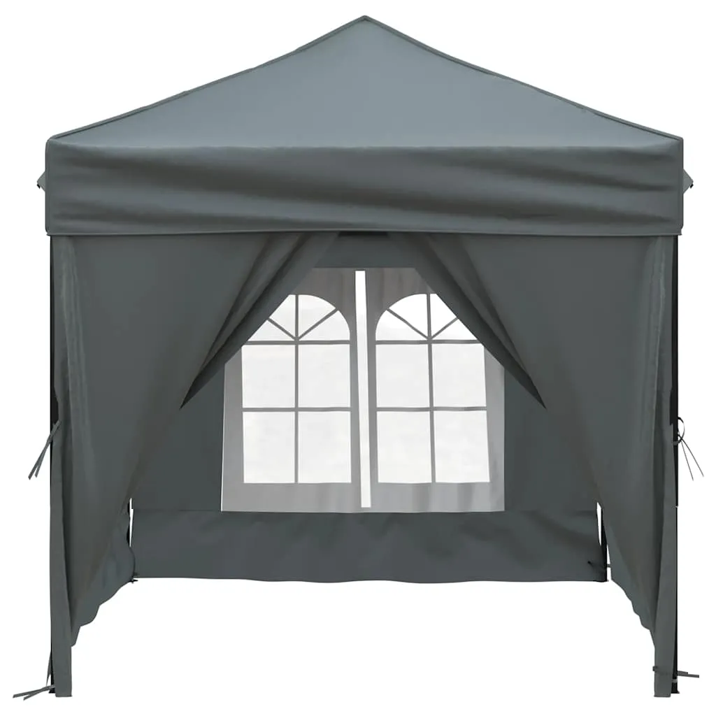 Faltbares Partyzelt 197,5 x 197,5 x 234 cm in Anthrazit