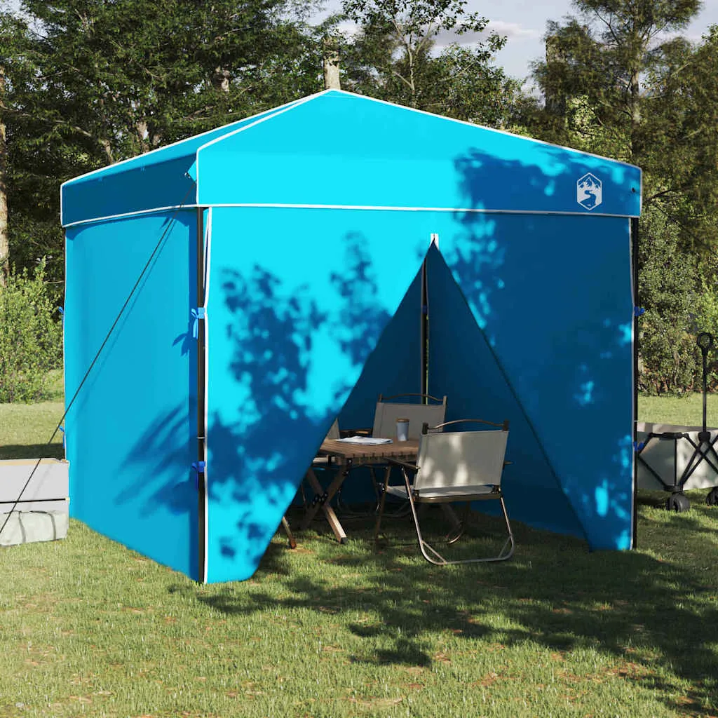 Pop-up Pavillon Zelt 243x243x251 cm Blau