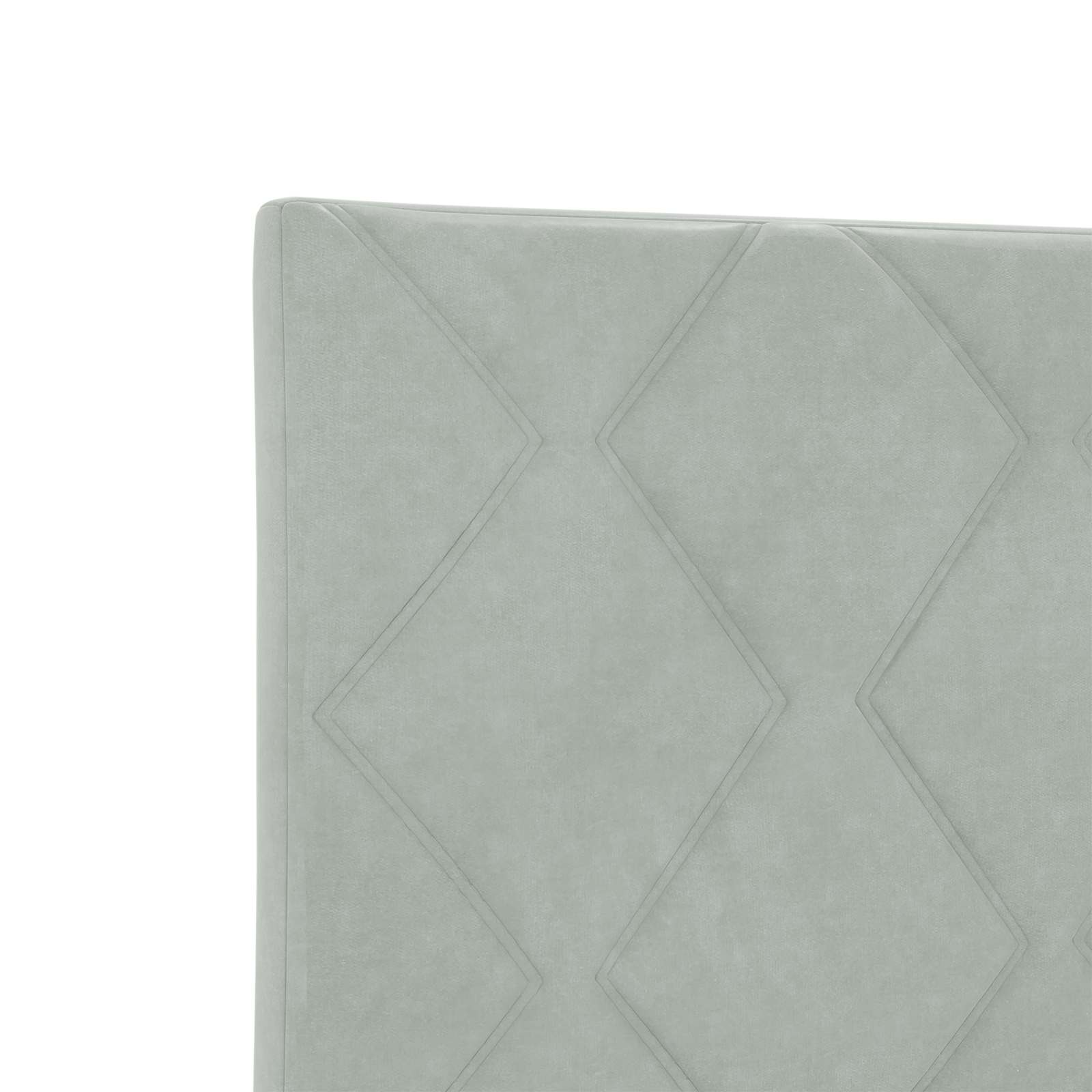 Boxspringbett mit Matratze, Samt, LED-Beleuchtung, 120x190 cm, Grau
