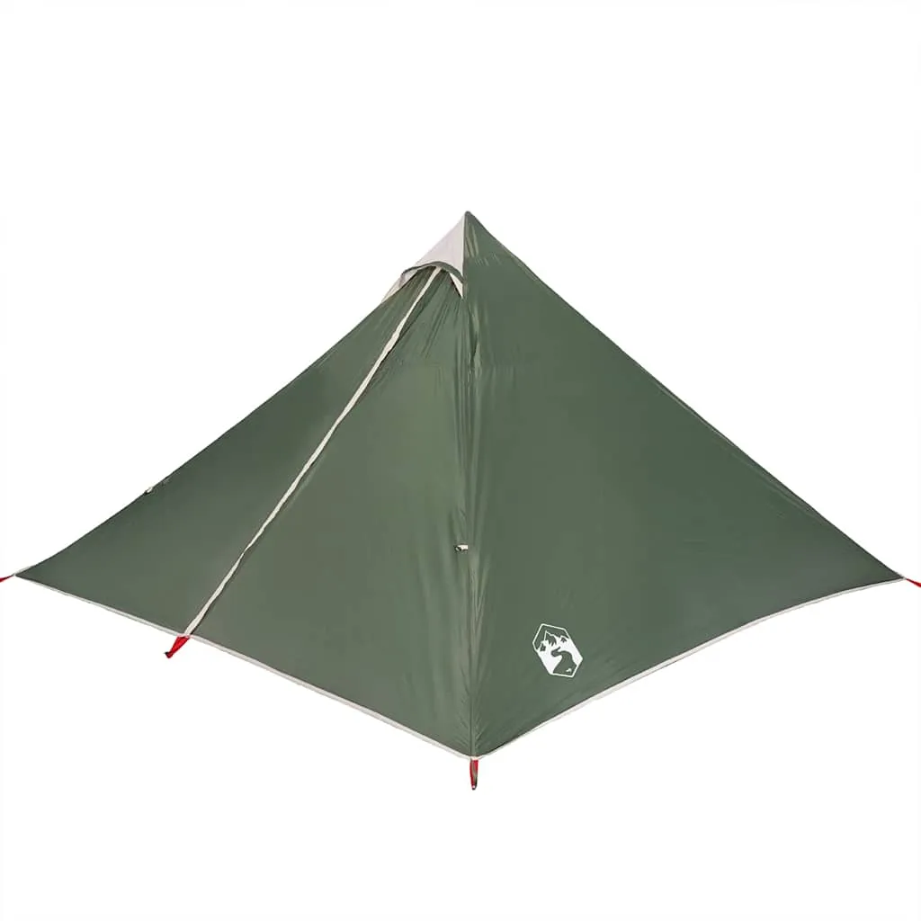Familienzelt Tipi Grün 427x411x178 cm wasserdicht und leicht tragbar